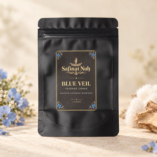 Blue Veil incense cones by Safinat Nuh