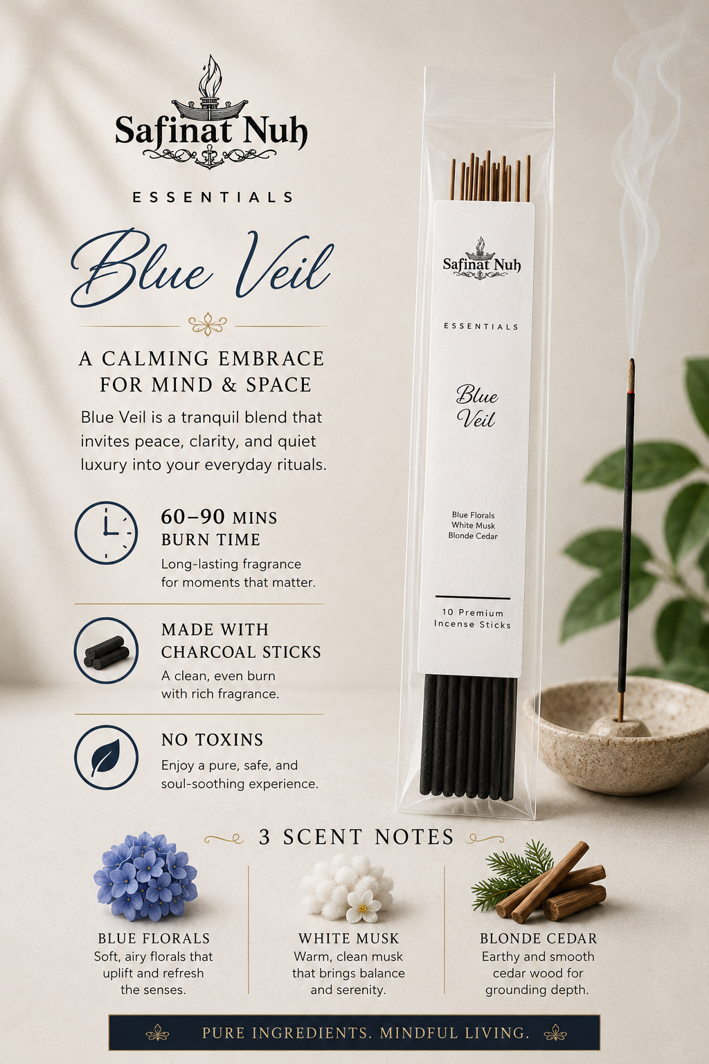 Blue Veil incense — product detail