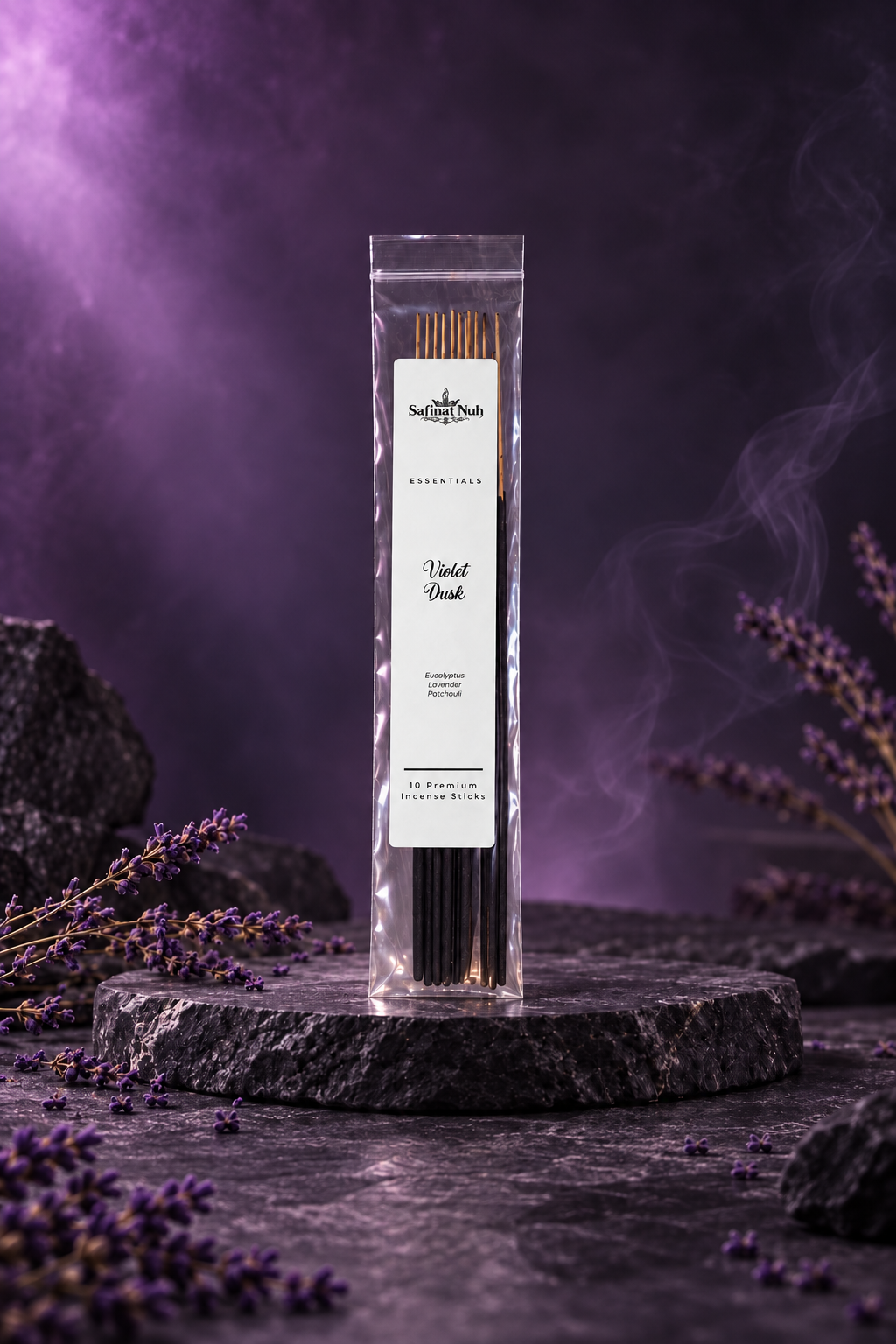 Safinat Nuh Violet Dusk incense package